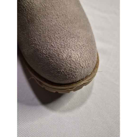 Rampage Women's Harriet Suede Lace Up Ankle Wedge Boots Tan Size 10m NWOB - Picture 8 of 11